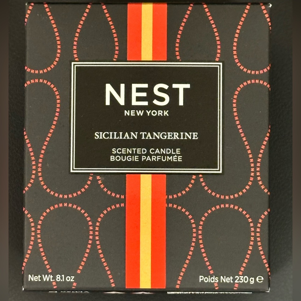 NEST SICILIAN TANGERINE 8.1 OZ SCENTED CANDLE (BRAND NEW IN SEALED BOX)